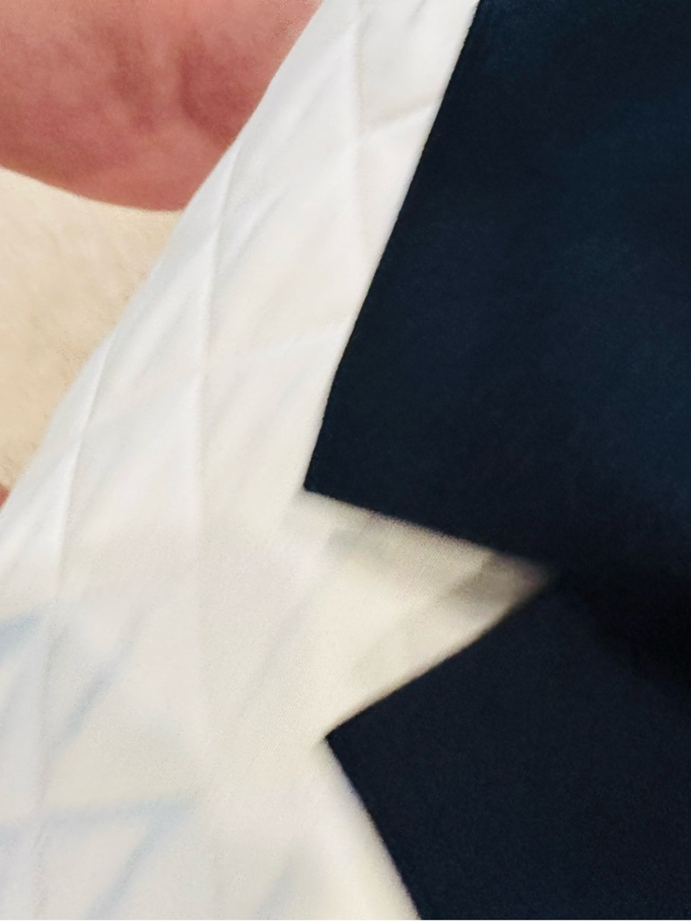 TALBOTS Dark Navy Dress Pants - Classic Straight Fit Hampshire Slit Ankle Pant - Picture 2 of 6